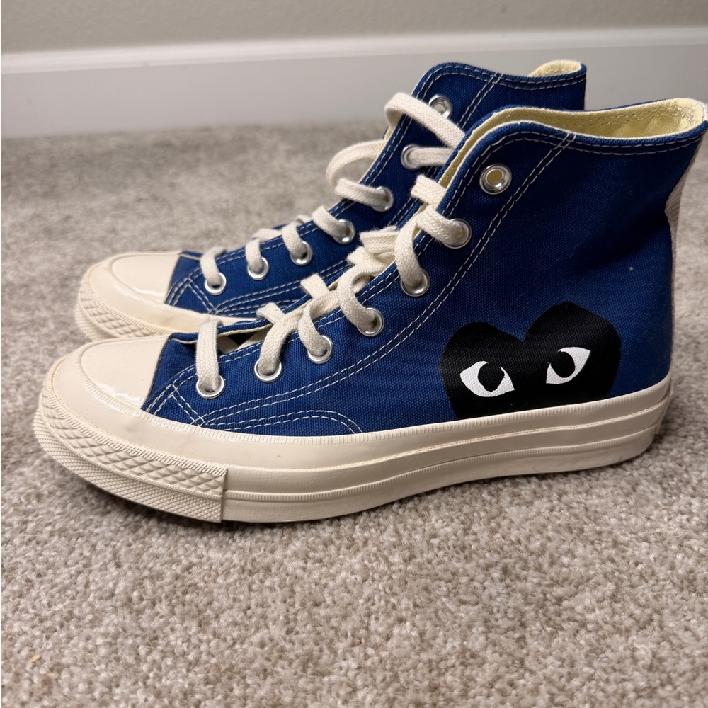 Converse Comme de Garçon Blue High-Tops